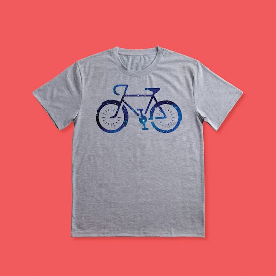 Cricut® Gray Unisex Crew Neck T-Shirt Blank